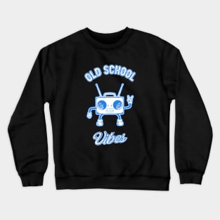 Old School Vibes Retro Beat Box Music Crewneck Sweatshirt